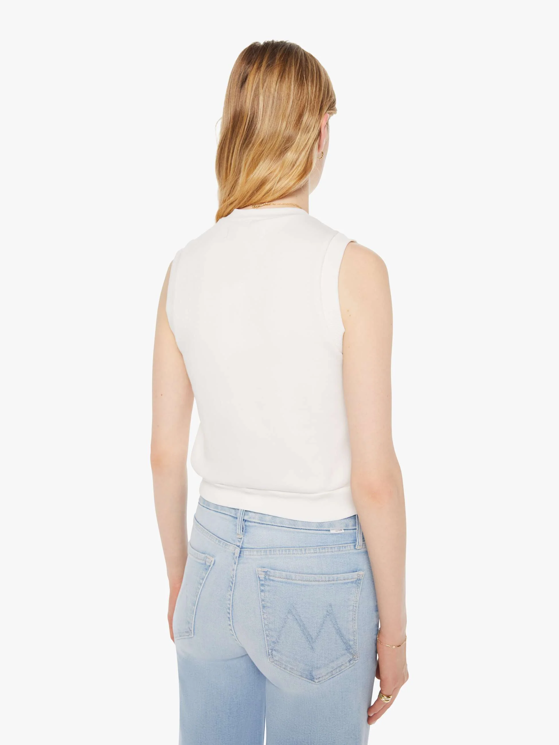 SPRWMN Shrunken Vest - White - Image 4
