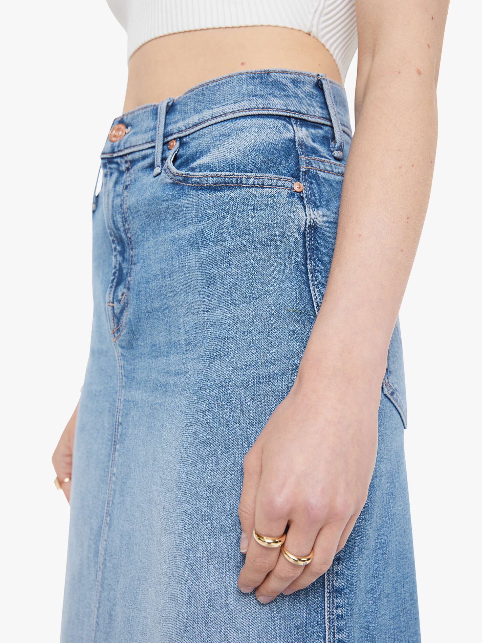 The Swooner Straight A Midi Skirt - Ride Hard, Live Louder - Image 5