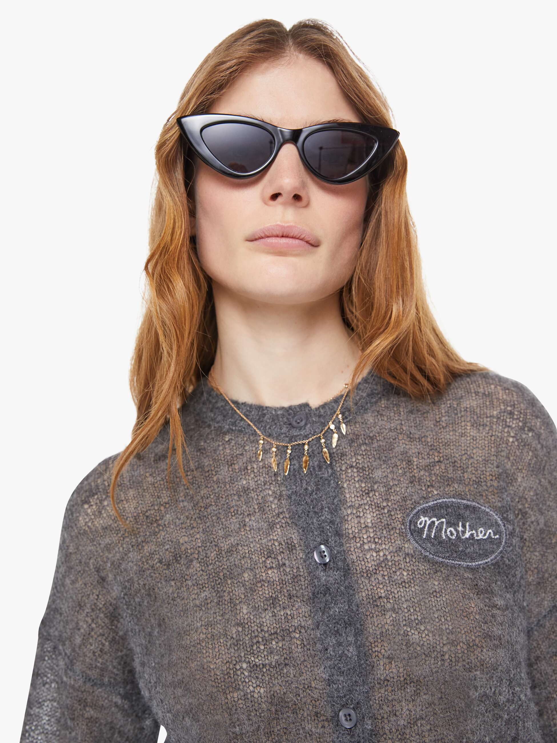 The Crop Cardigan - Grey - Image 6