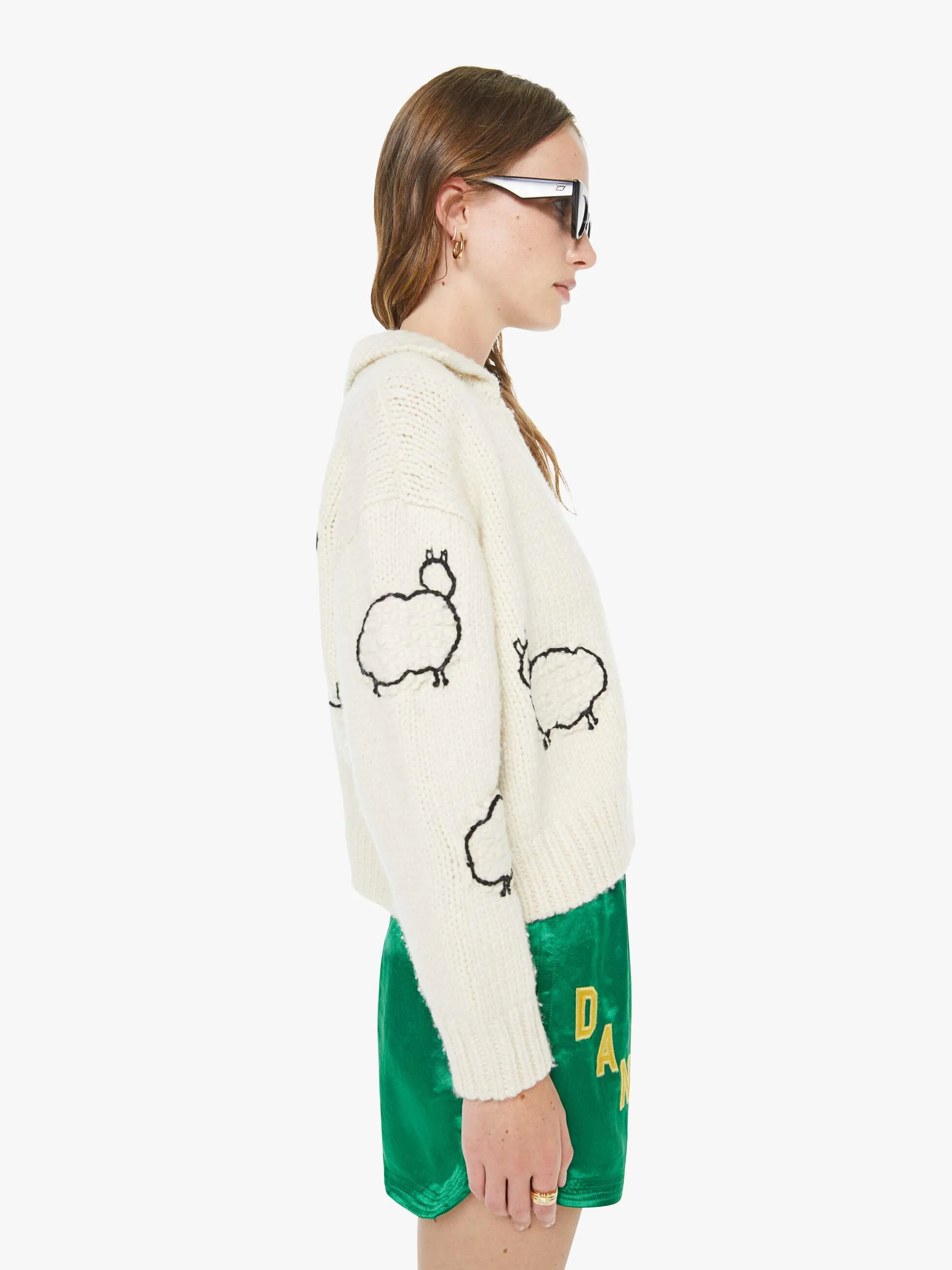 The Crop Raquette Cardigan - Wool Plus The Gang - Image 3