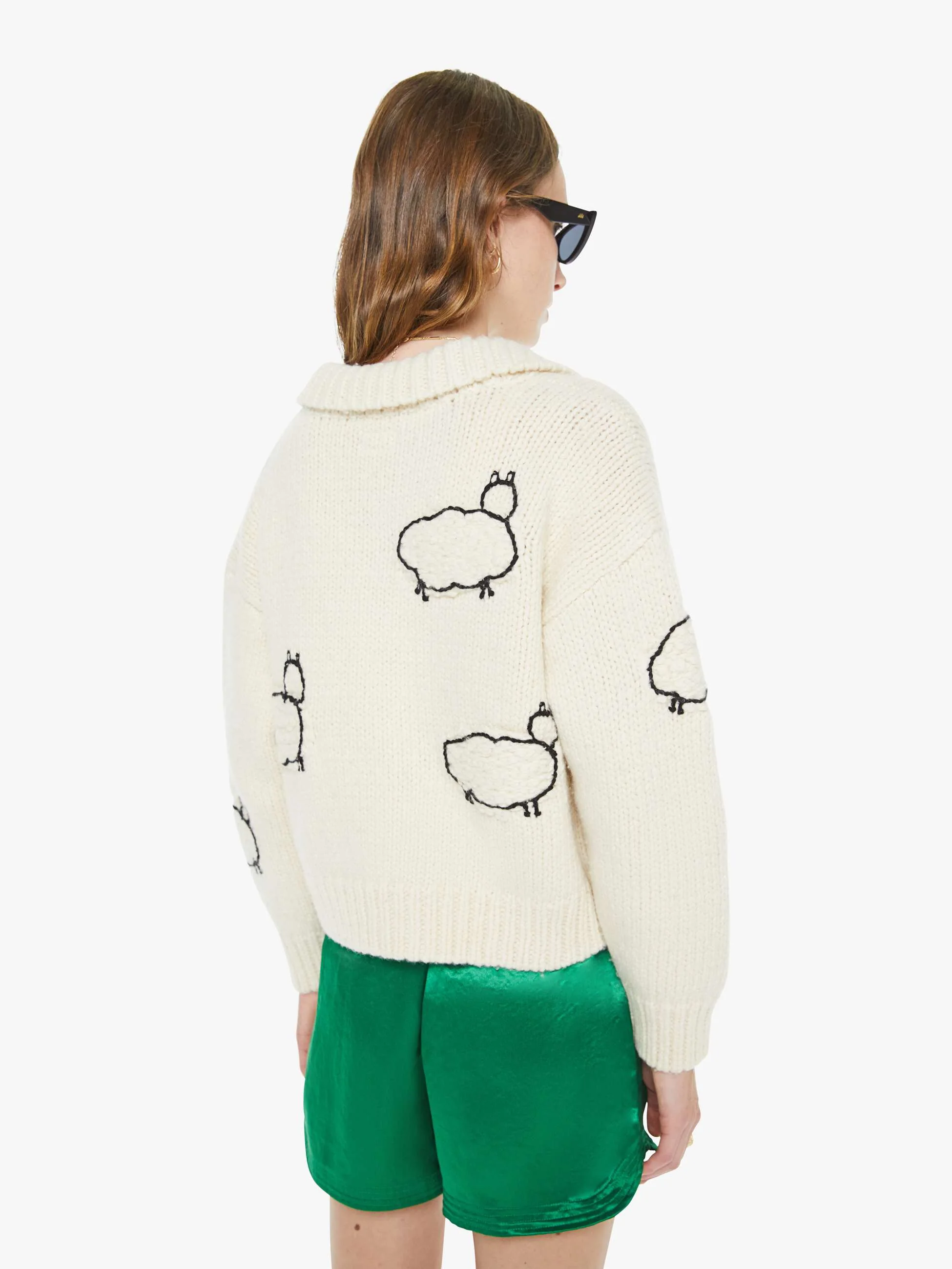 The Crop Raquette Cardigan - Wool Plus The Gang - Image 4