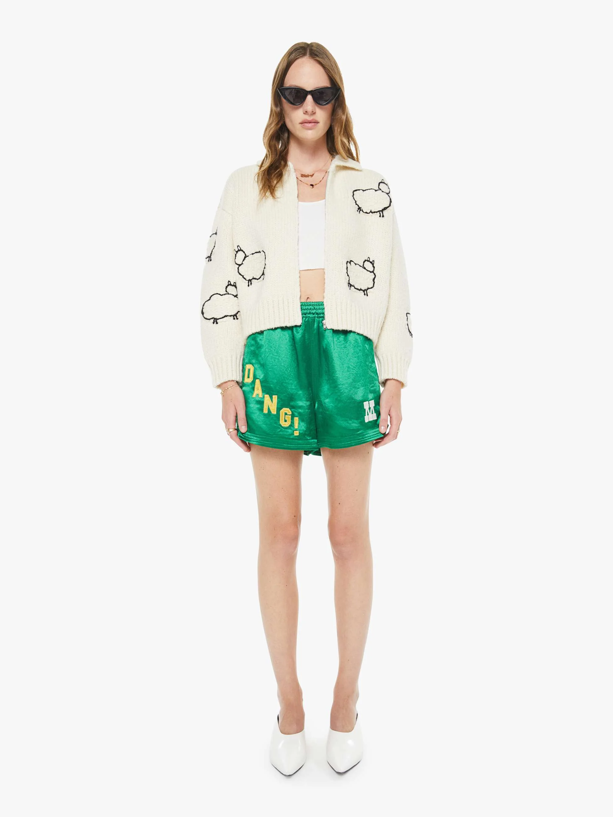 The Crop Raquette Cardigan - Wool Plus The Gang - Image 5