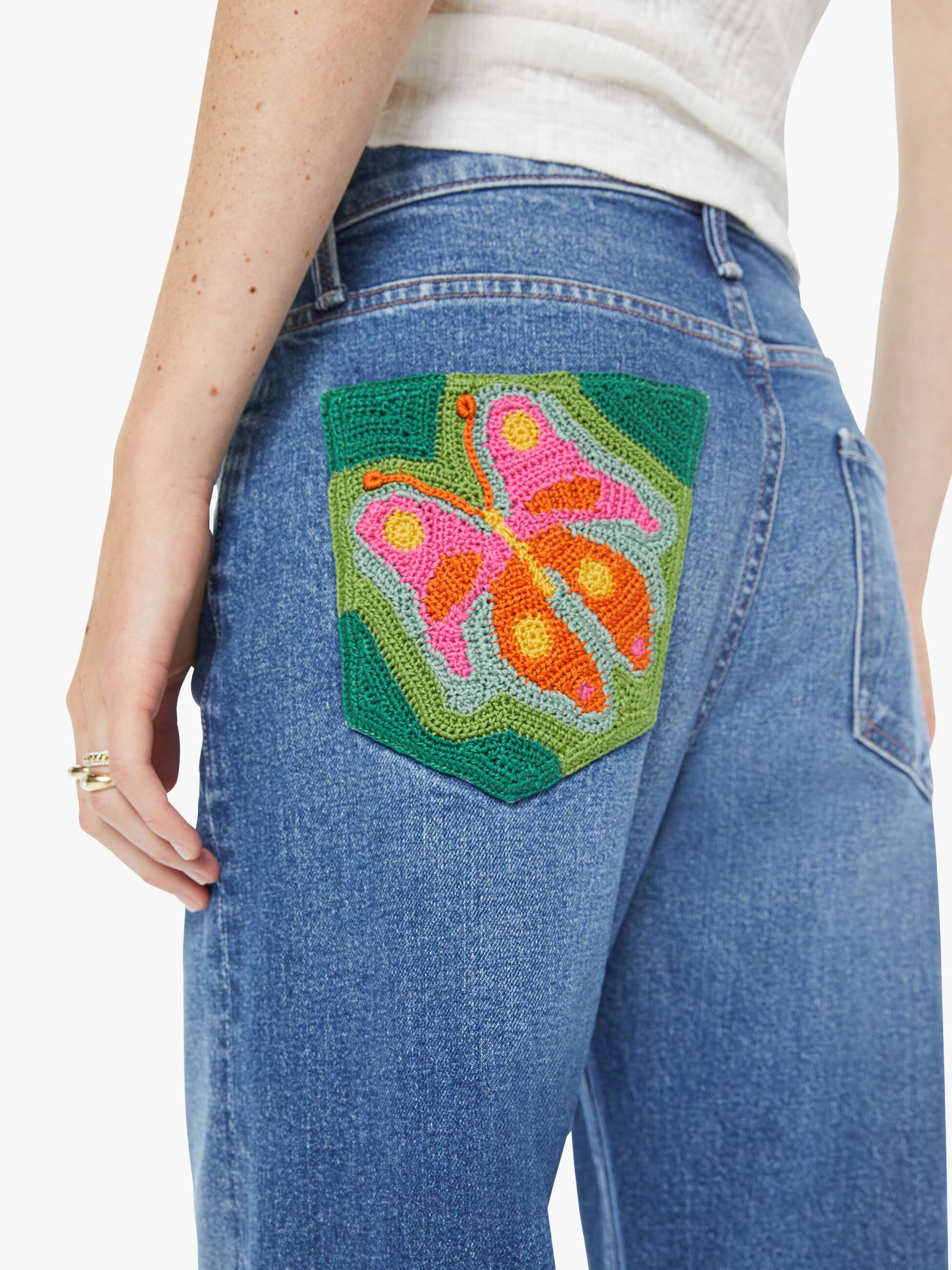 The Dodger Ankle - Knick Knack Paddy Whack With Embroidery - Image 4