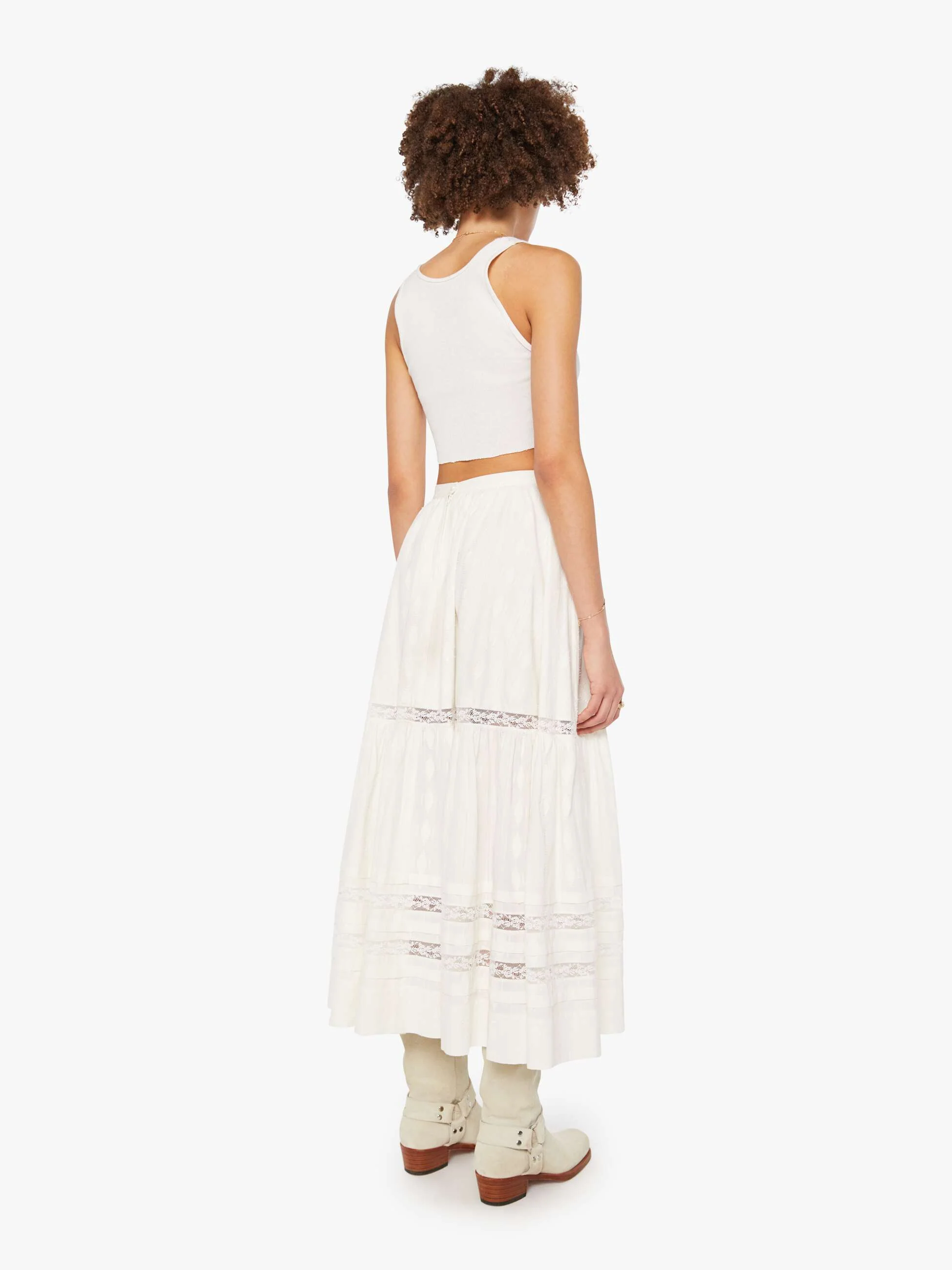 The Laced Up Skirt - Where The Wildflowers Grow - Image 4
