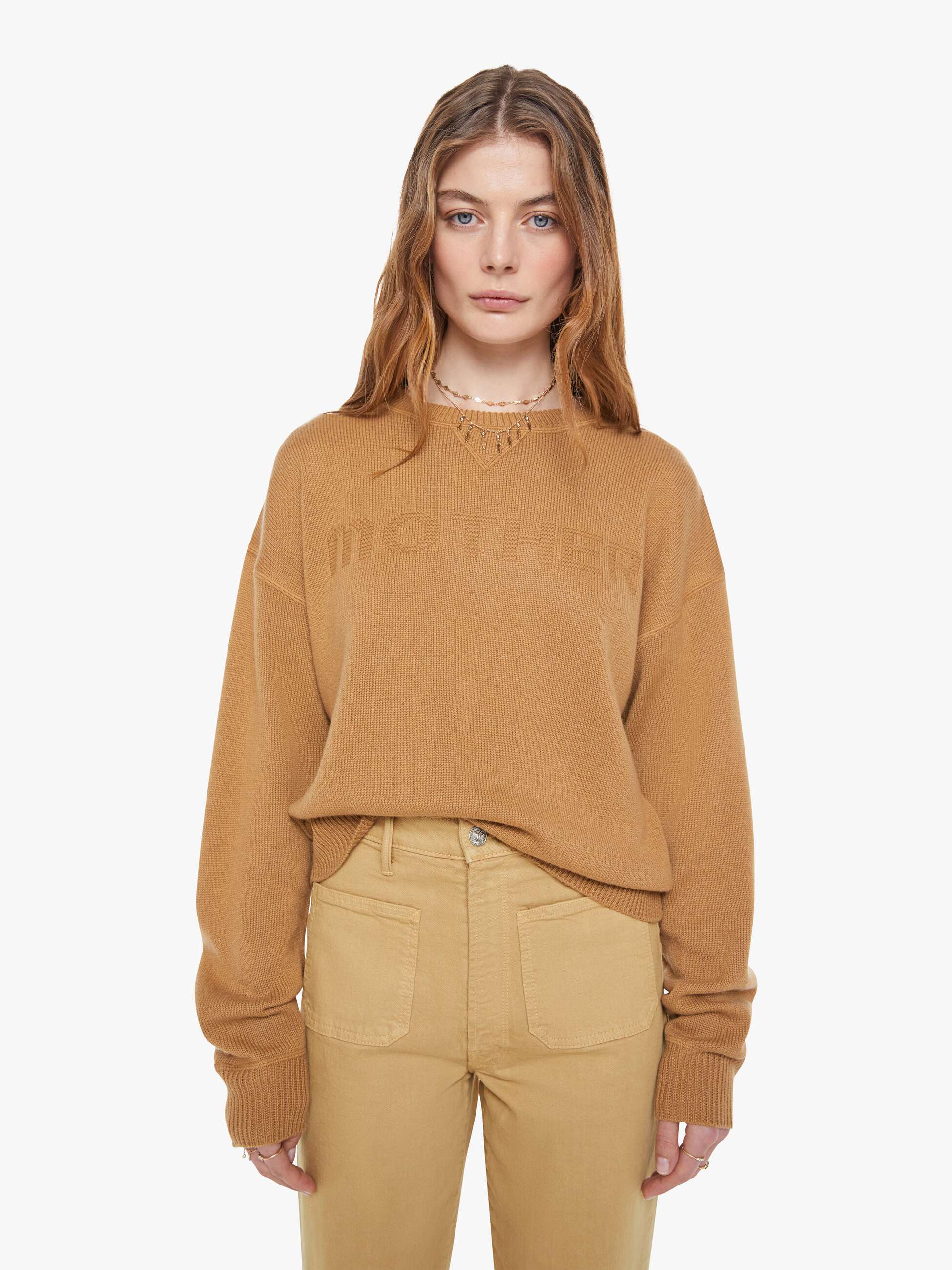 The Logo Jumper - Camel - Image 2