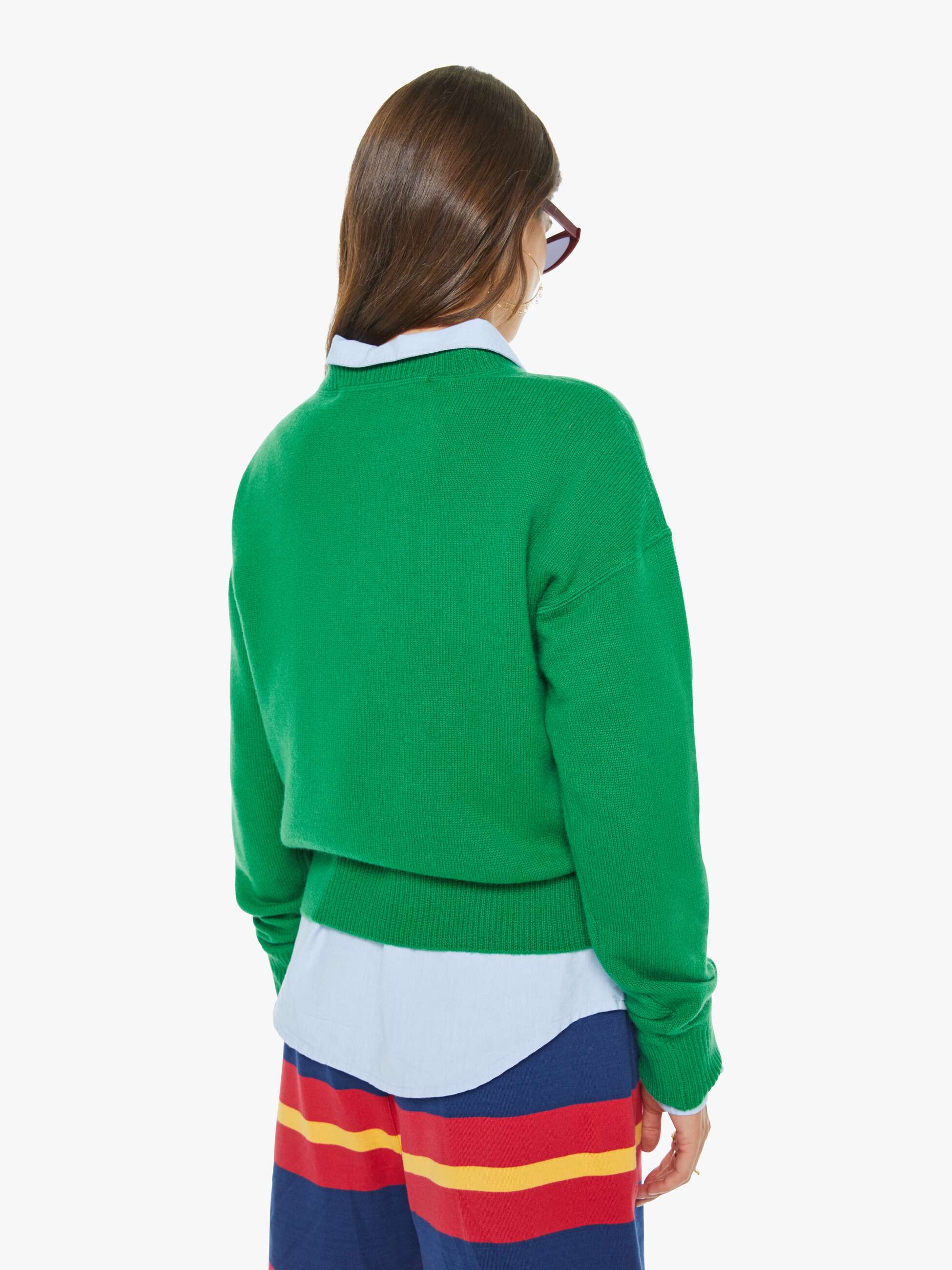 The Logo Jumper - Green - Image 3