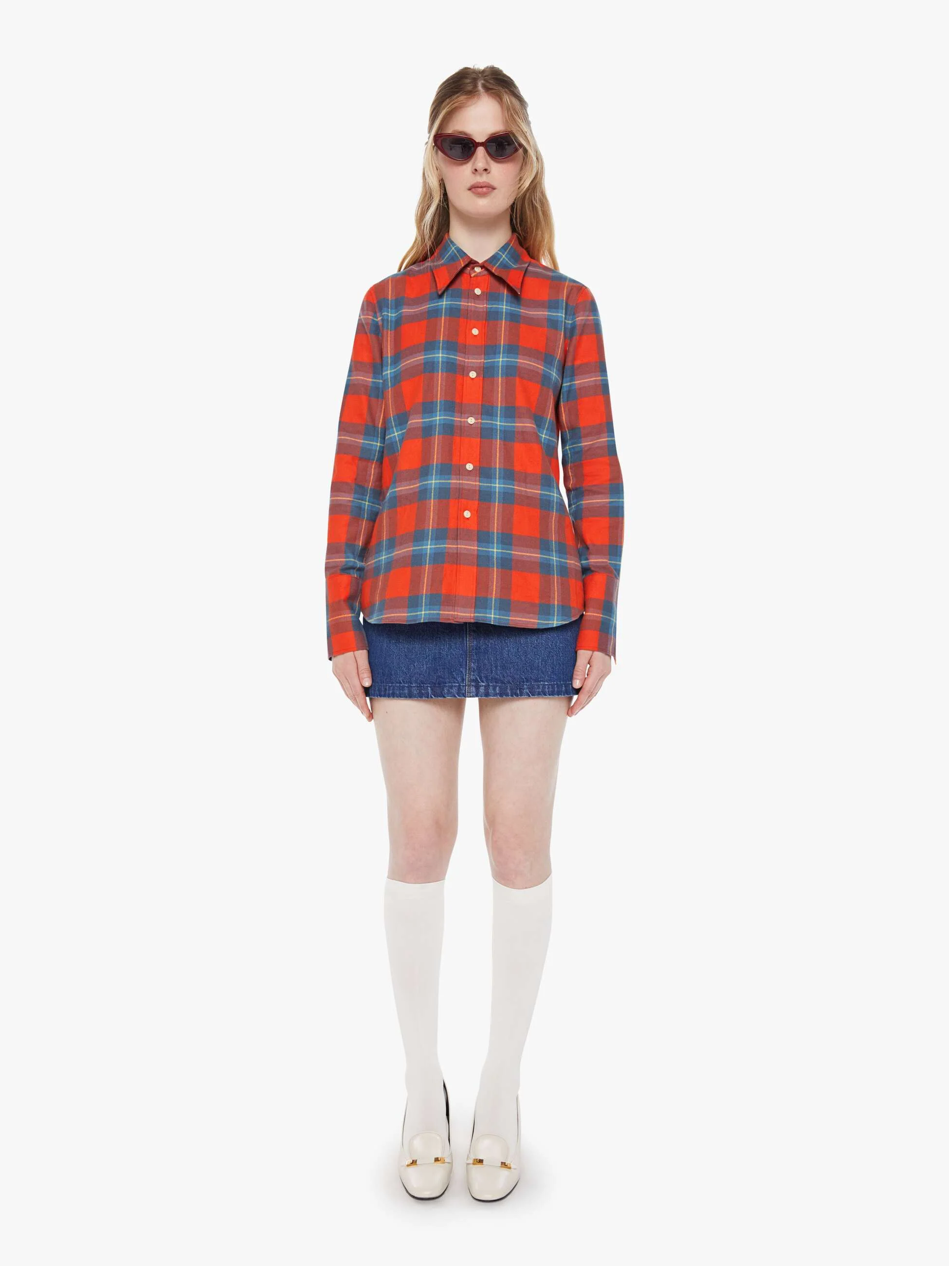 Chloe Fineman x MOTHER The Mayday - Checked In - Image 5