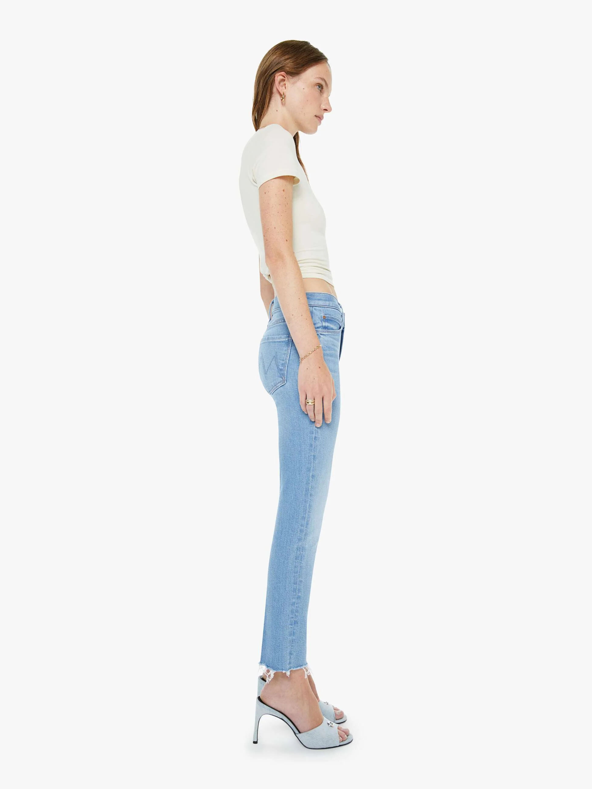 The Mid Rise Dazzler Crop Fray - Satisfy Your Cravings - Image 3