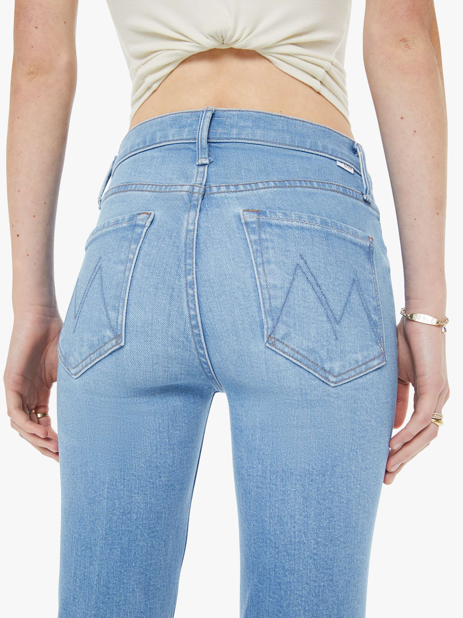 The Mid Rise Dazzler Crop Fray - Satisfy Your Cravings - Image 5