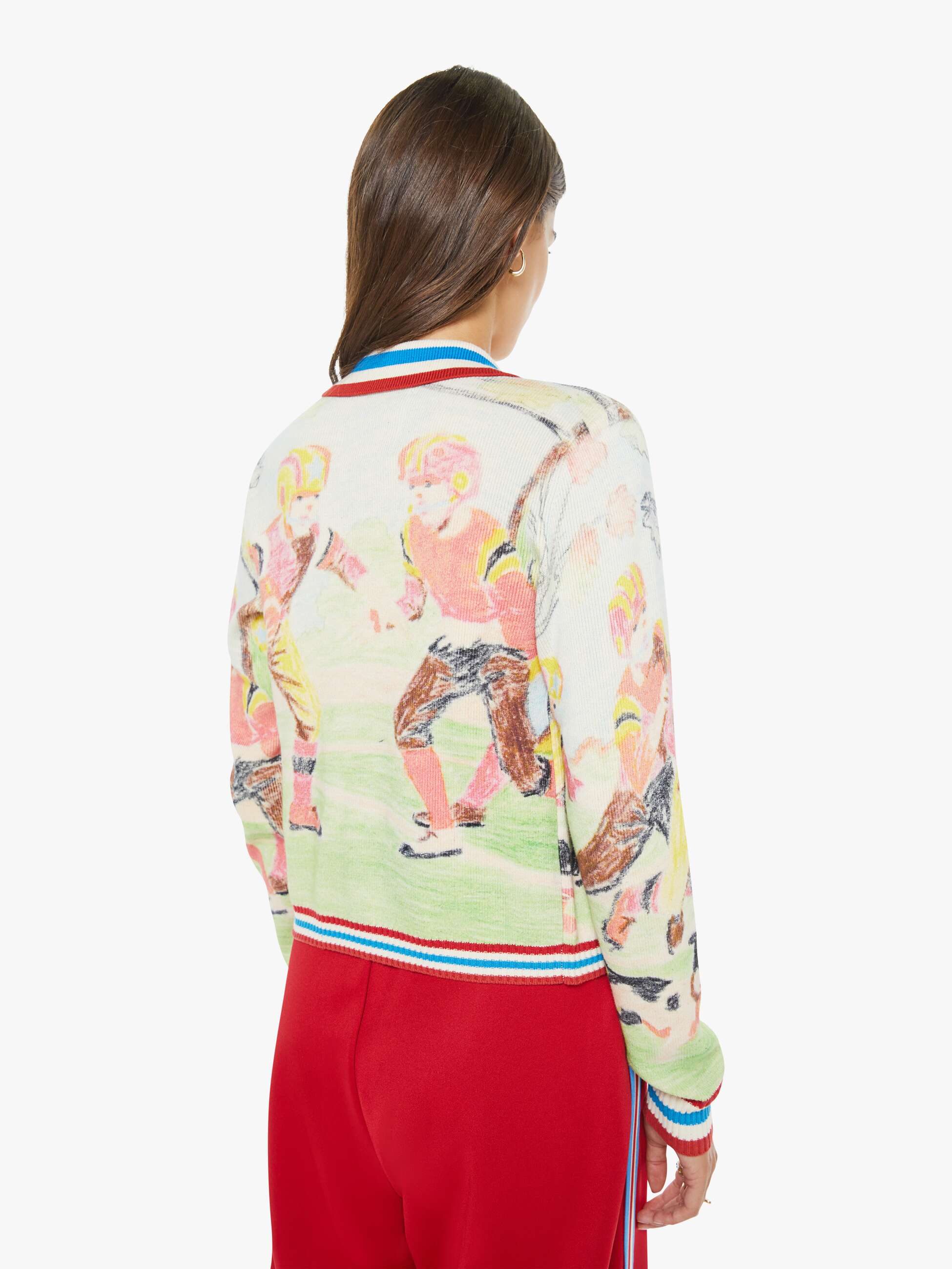 The Slim Raquette Cardigan - Scramble - Image 3