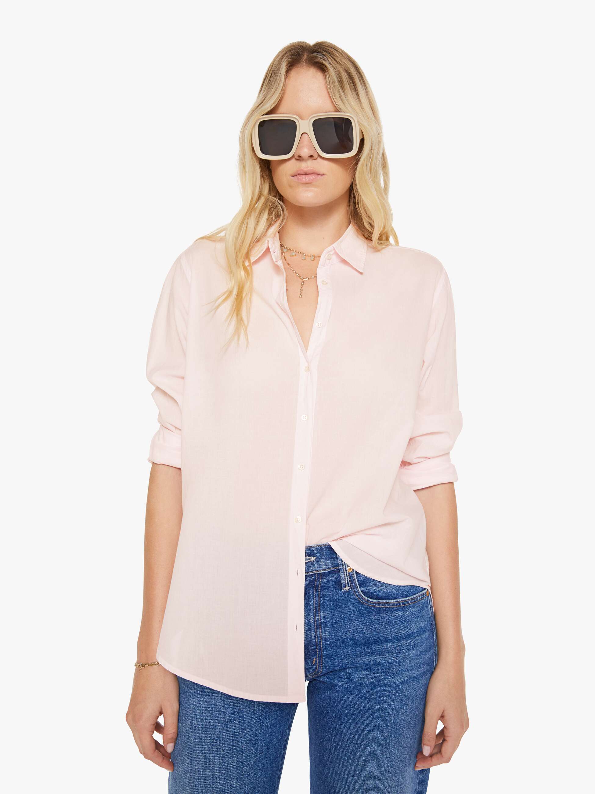 XiRENA Beau Shirt - Pale Rose