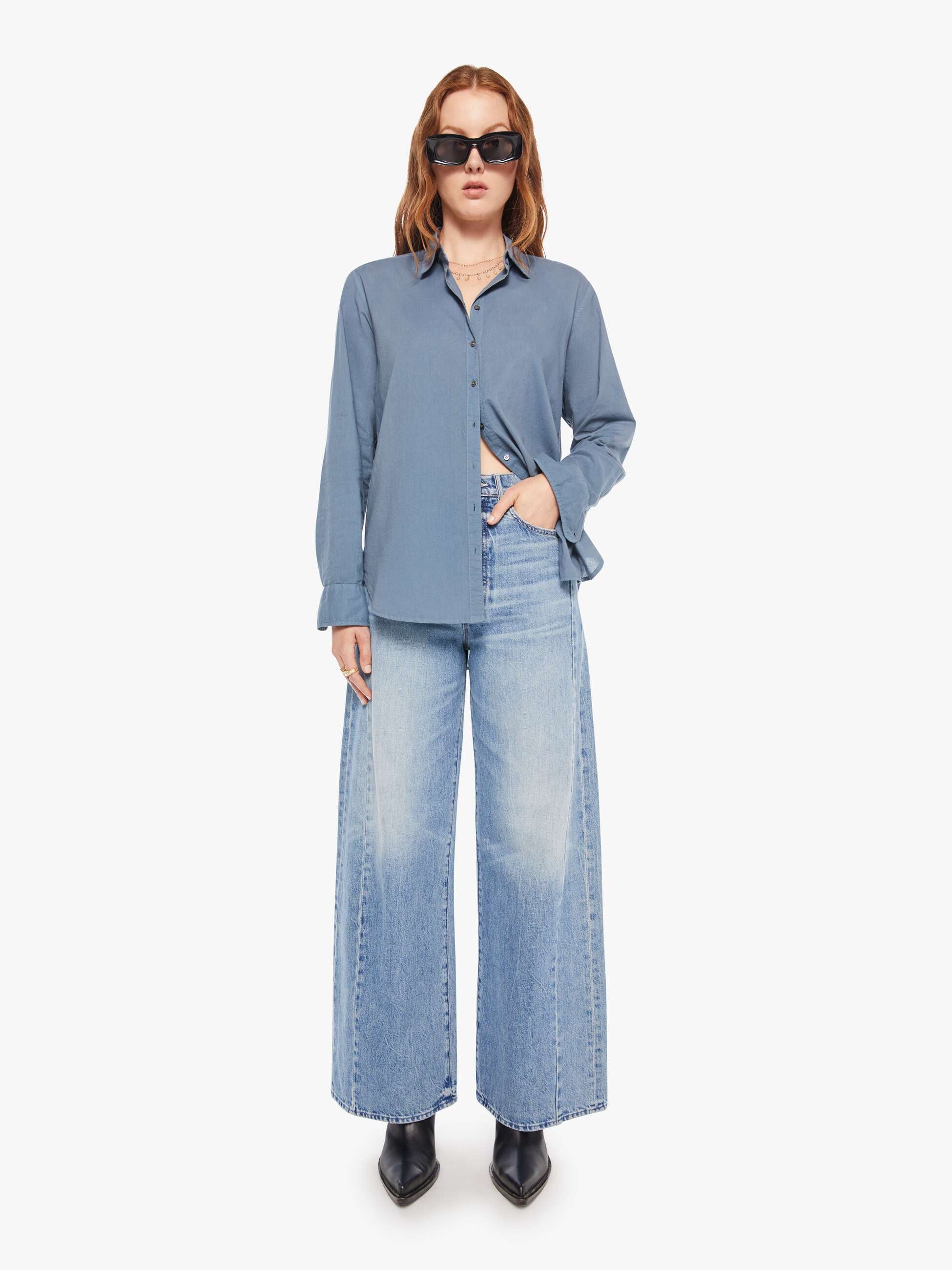 XiRENA Beau Shirt - Steely Blue - Image 5