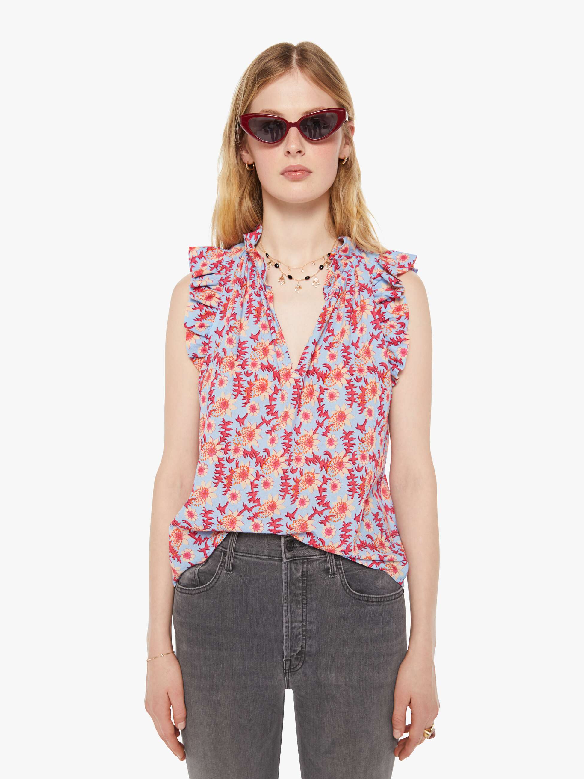 XiRENA Bex Top - Cornflower Blue - Image 2