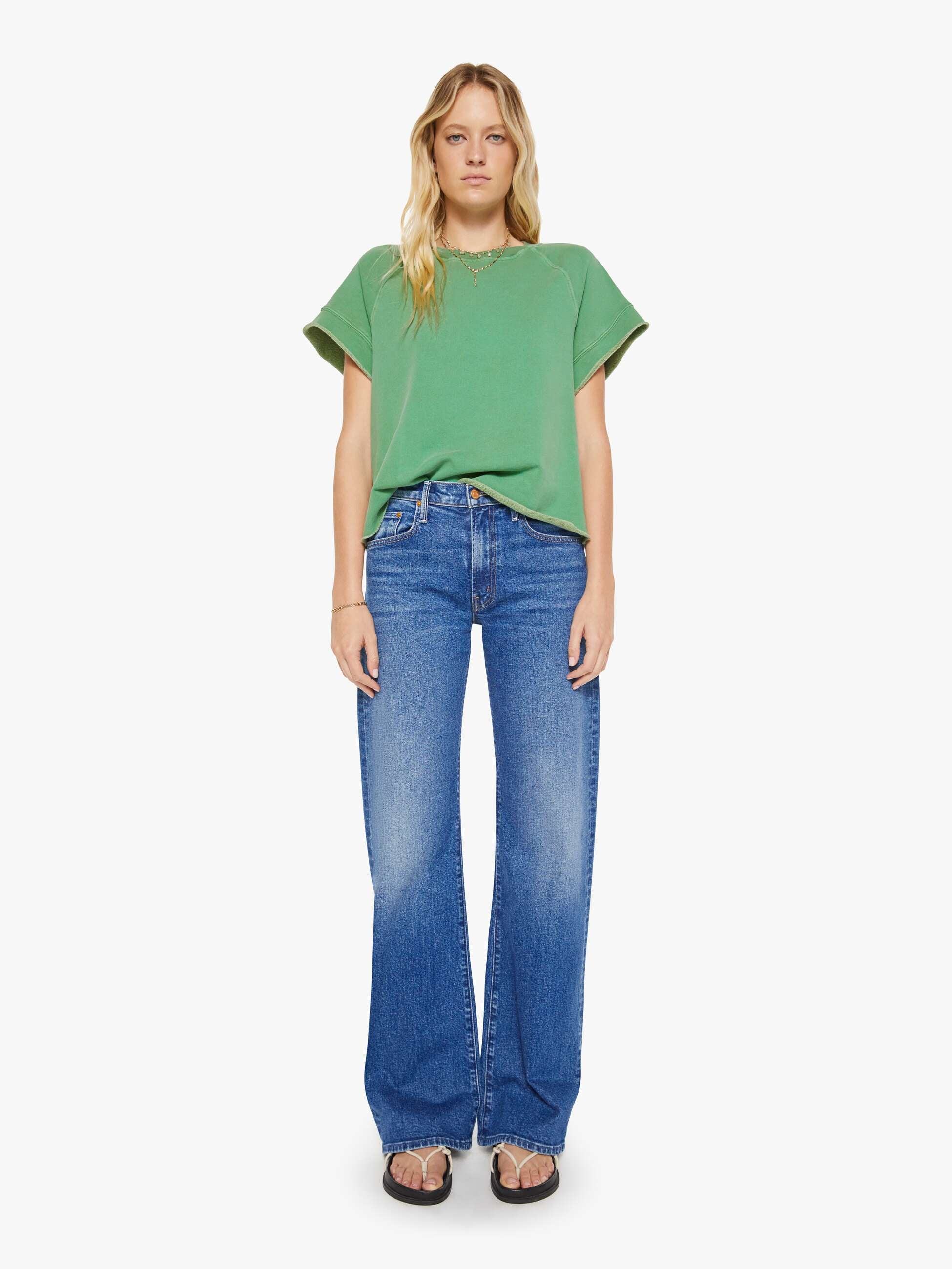 XiRENA Callie Sweatshirt - Aloe Green - Image 4