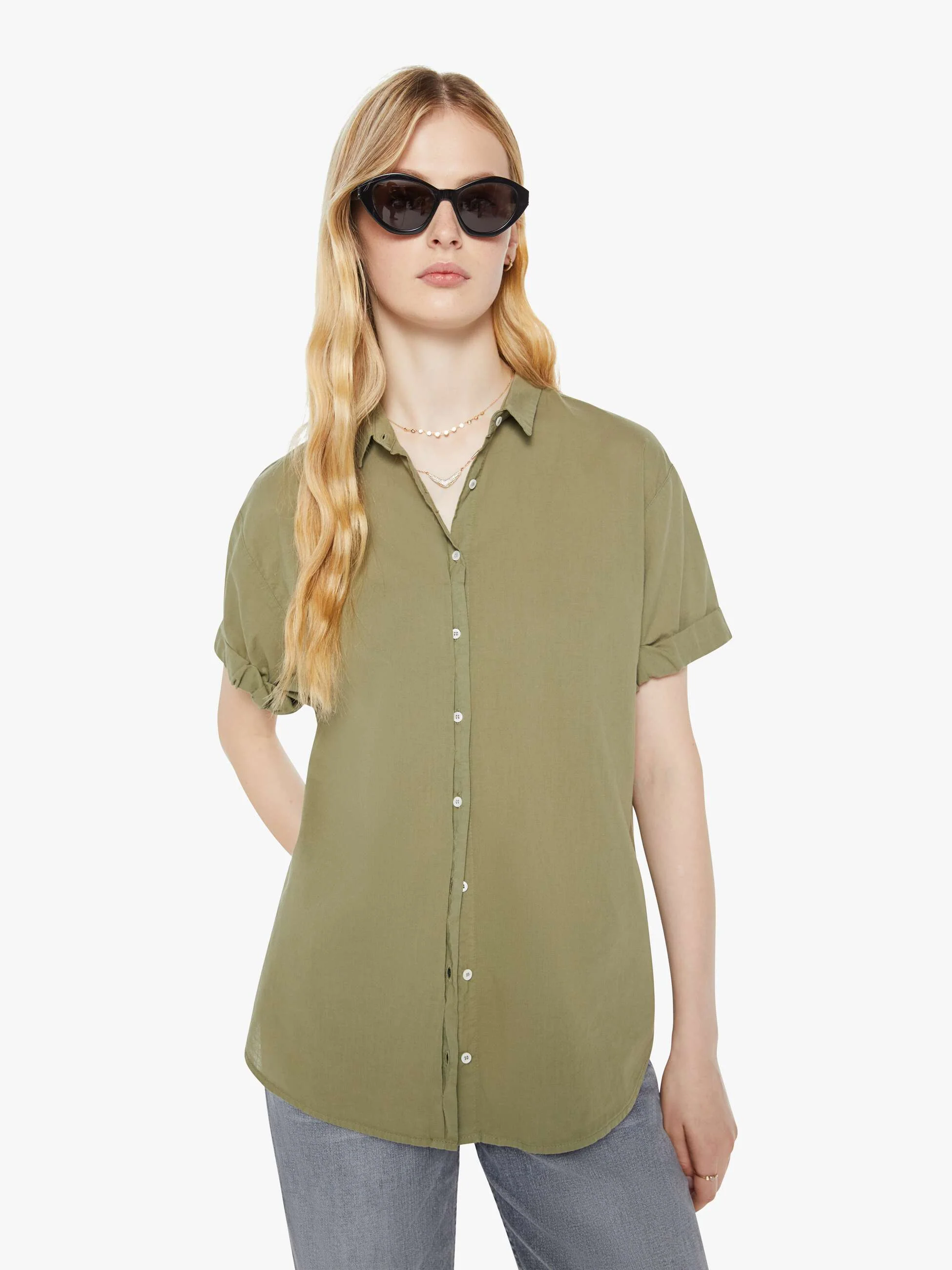 XiRENA Channing Shirt - Dark Seagrass - Image 2