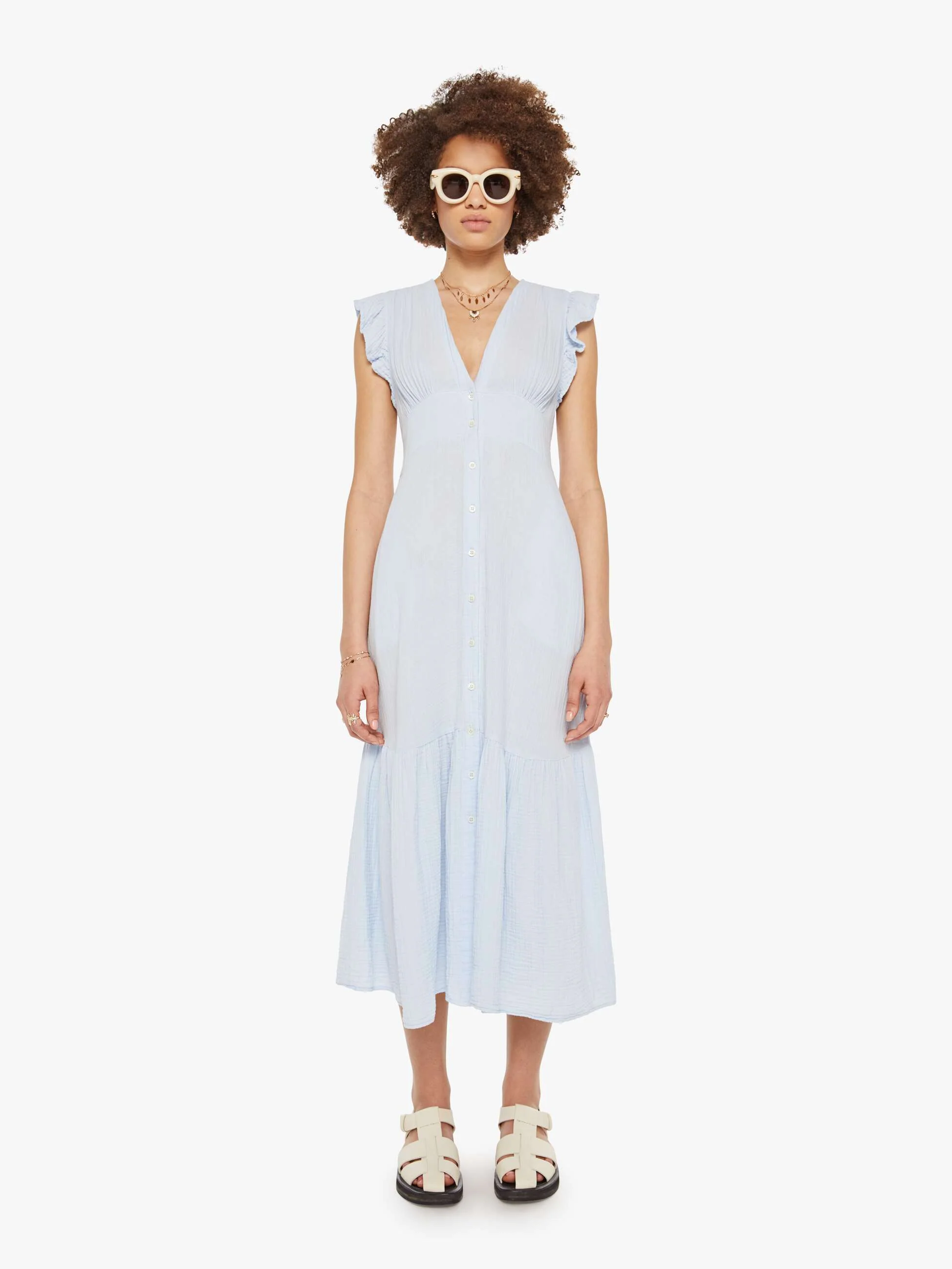 XiRENA Davana Dress - Blue Mist