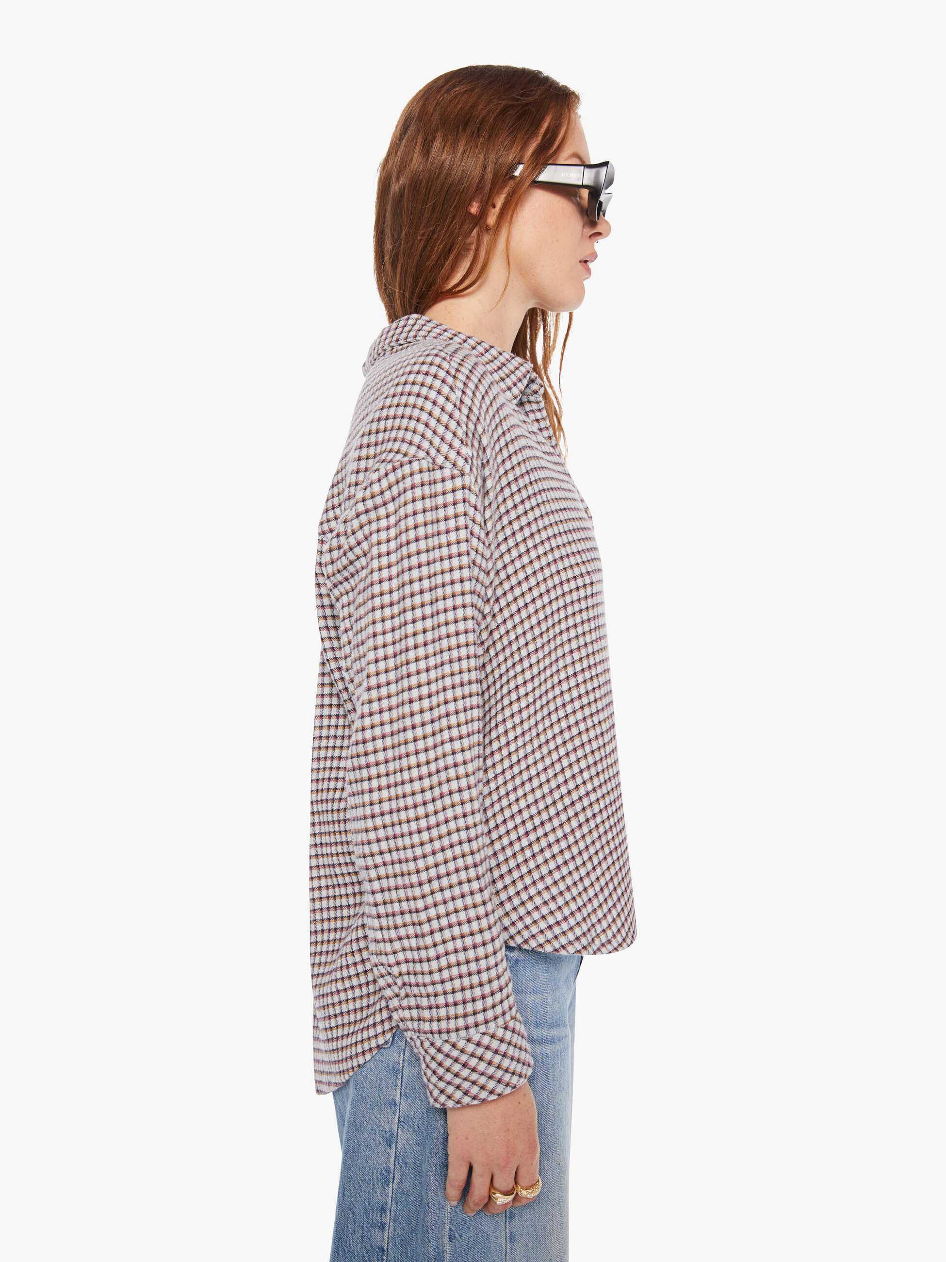 XiRENA Jordy Shirt - Baby Blue Check - Image 3