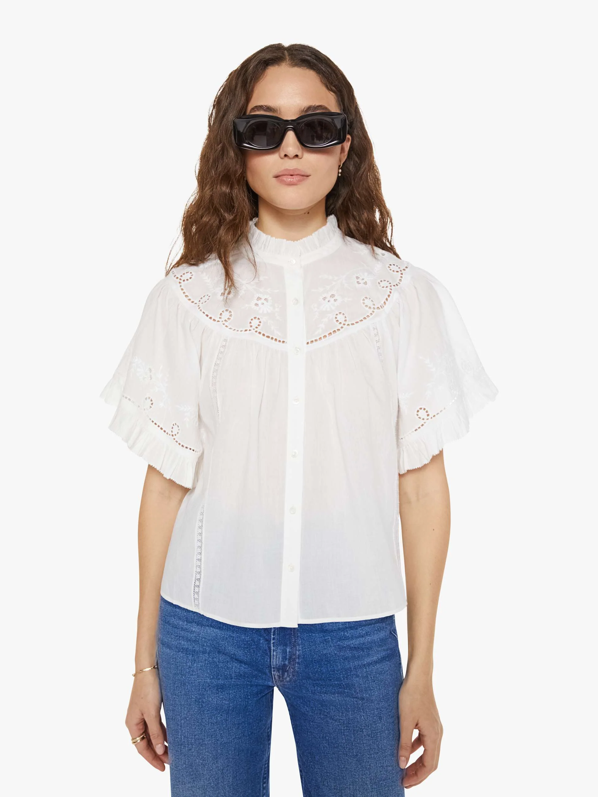 XiRENA Mae Shirt - White - Image 2